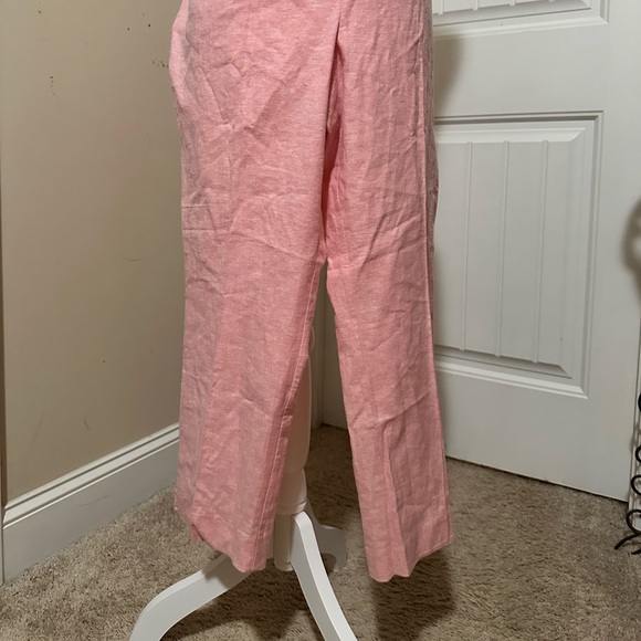 7th avenue New York and Company straight leg linen pants - Picture 3 of 10